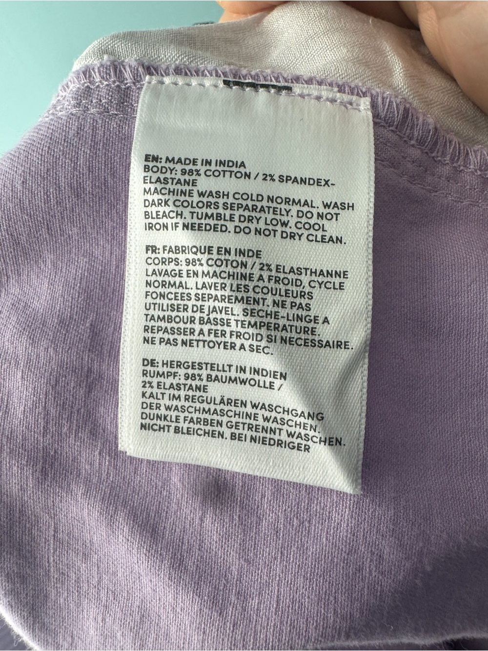Lands' End Lavender Women's Bermuda Shorts 0207 - Picture 6 of 6